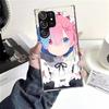 R-Rem Re Zero Anime Soft Phone Case For Samsung Galaxy S22 S23 S24 S25 Edge S26 Ultra S20 FE S21 Plus + Fundas Coque Galaxy S20