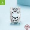 Diy Bracelet Beaded Accessories, Triangular Celtic Knot Beaded 925 Silver Beads