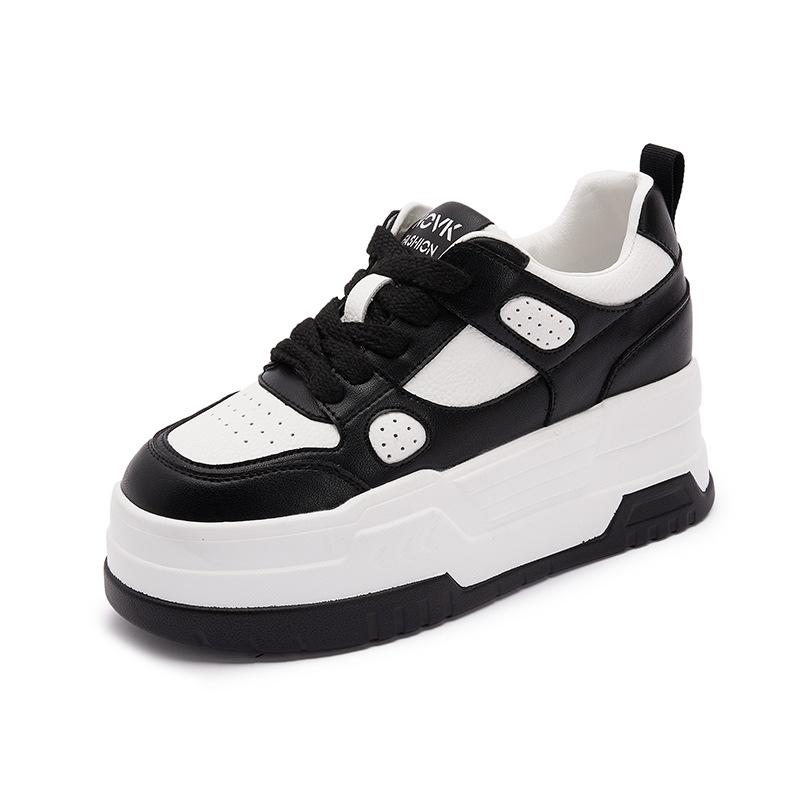 

Wenzhou shoes spot new sports women s shoes platform casual white shoes women s inner height increase shallow single shoes women 40 чорний