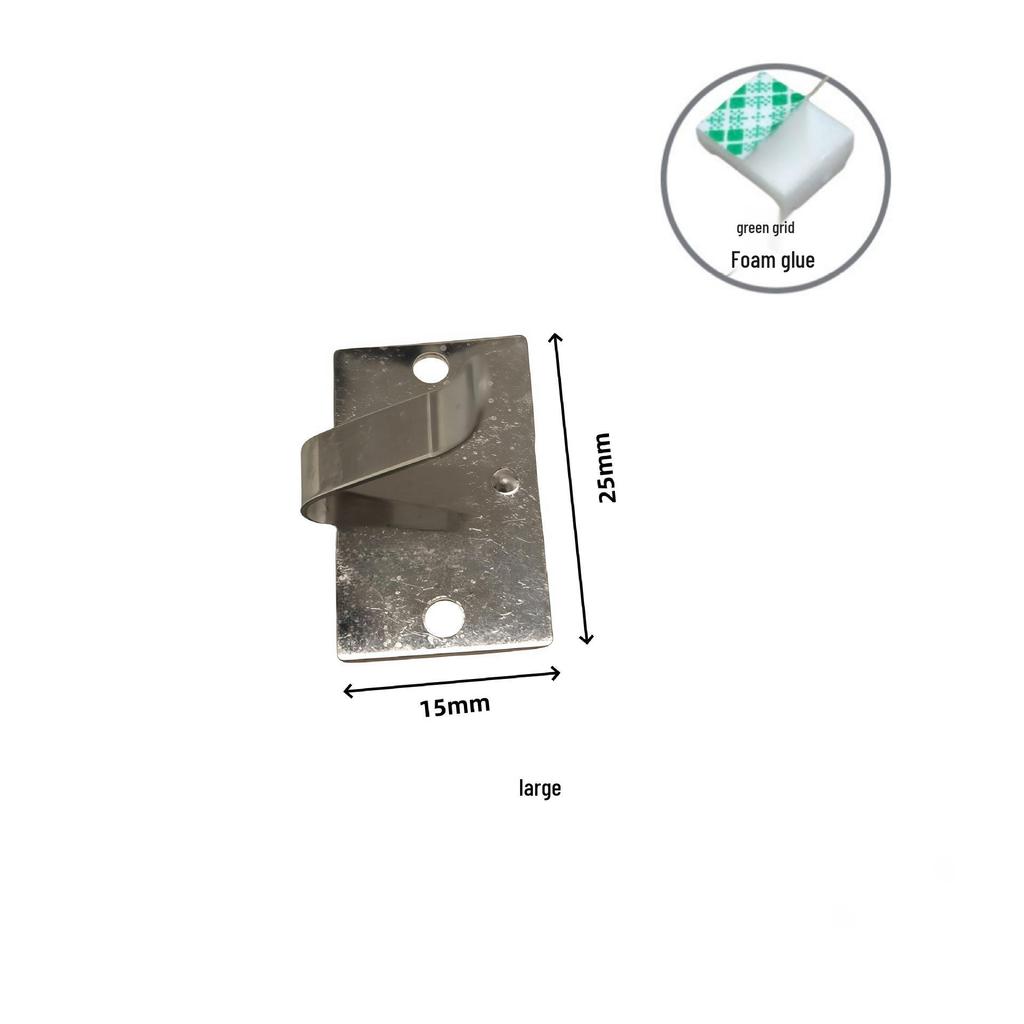 Stainless Steel Adhesive Cable Clips - Wire Organizer Clamps