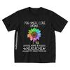 Sonnenblume Du riechst nach Drama und Kopfschmerzen Bitte geh weg von mir T-Shirts Unisex Premium Baumwolle T-Shirt Tee Emo Kleidung T-Shirt