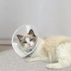 Comfortable Cat Recovery Cone Collar Soft Cat Elizabethan Ring Reusable Pet Protective Collar  Dogs