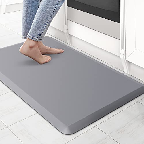 Kitchen Mat Cushioned Anti-Fatigue Rug,17.3"x 47.2",Thick Waterproof Non-Slip Kitchen Mats and Rugs Heavy Duty Ergonomic Comfort