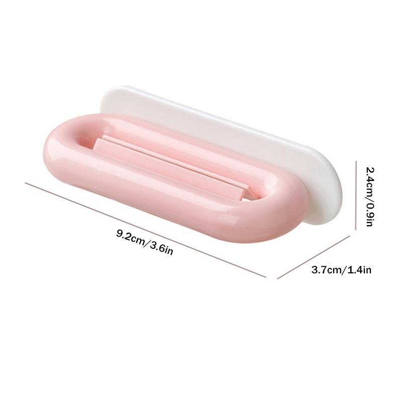 Toothpaste Tube Squeezer Manual Extruder Clamp for Lotion Facial Cleanser Tubes Reusable Plastic Dispenser for Daily Use