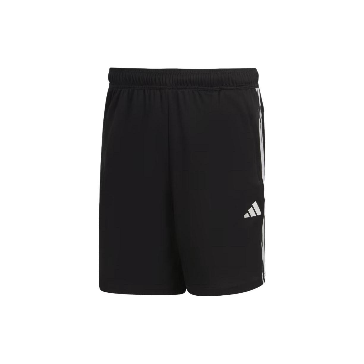 adidas TRAIN ESSENTIALS PIQU 3-STRIPES TRAINING SHORTS Black White Men s IB8111 M
