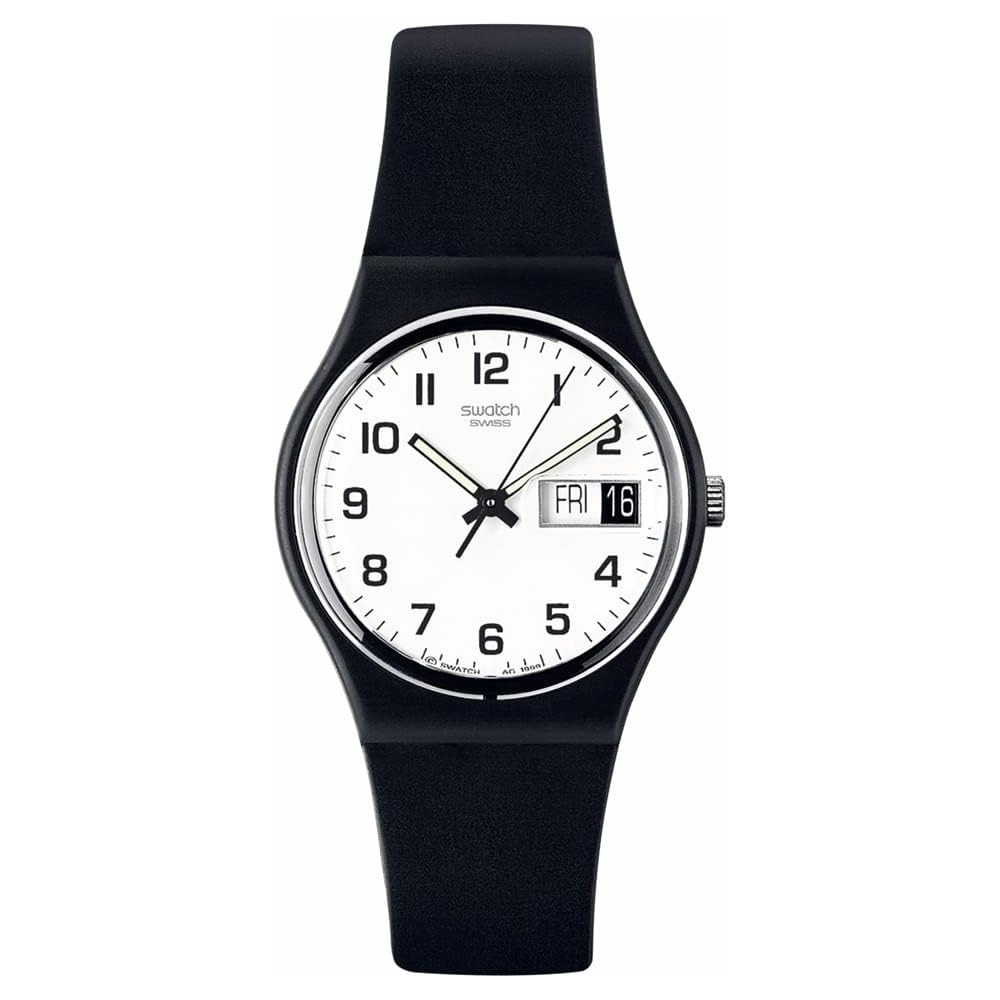 Swatch Once Again GB743-S26 Quartz Wristwatch Silver Stainless Steel Band