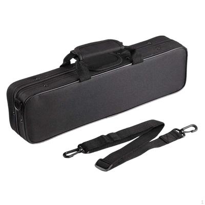 Flute Case for 16 Hole Oxford Cloth Instrument Exterior Pocket Wear Resistant Lightweight Portable