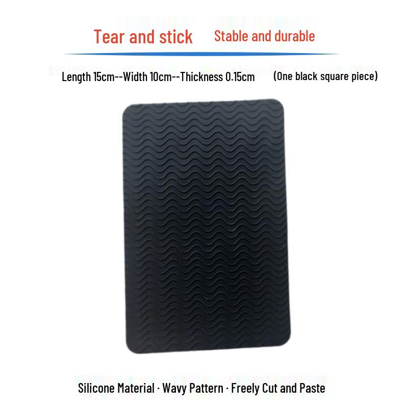 Silicone Non-slip High Heel Sole Protector: Anti-wear Forefoot Leather Film, Self-adhesive Rubber Sticker.