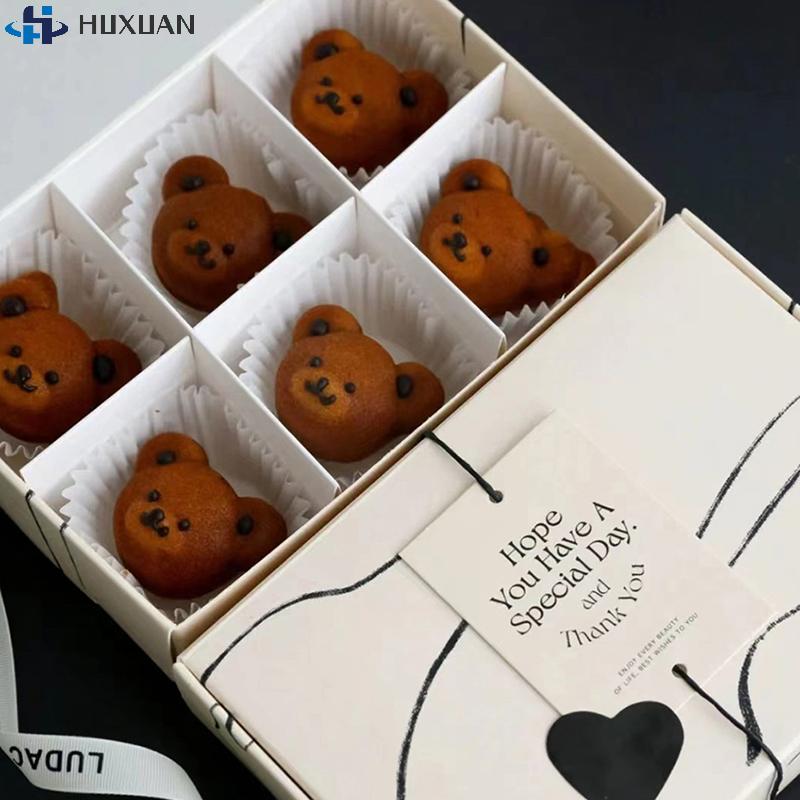 1PCS 6/9-Hole Bear Baking Mold Pan Kictchen Non-Stick Carbon Steel DIY Cute Candy Cake Mold Tools Decoration Biscuit Candy Mould