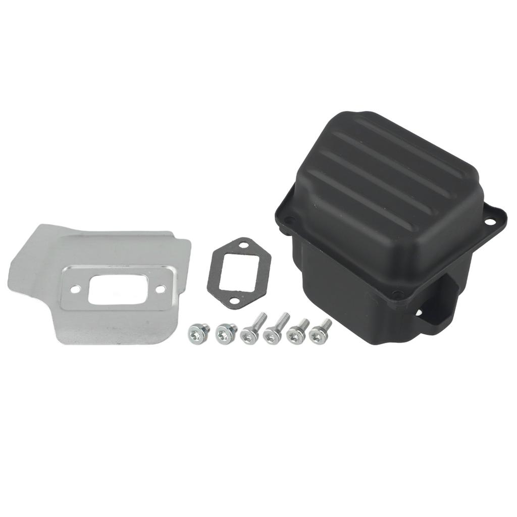 Enhanced Noise Reduction Chainsaw Muffler Replacement Exhaust Silencer Kit