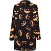 Women's Halloween Tops Casual Shirts Open Front Long Sleeve Loose Flowy Hem Cardigan Coat