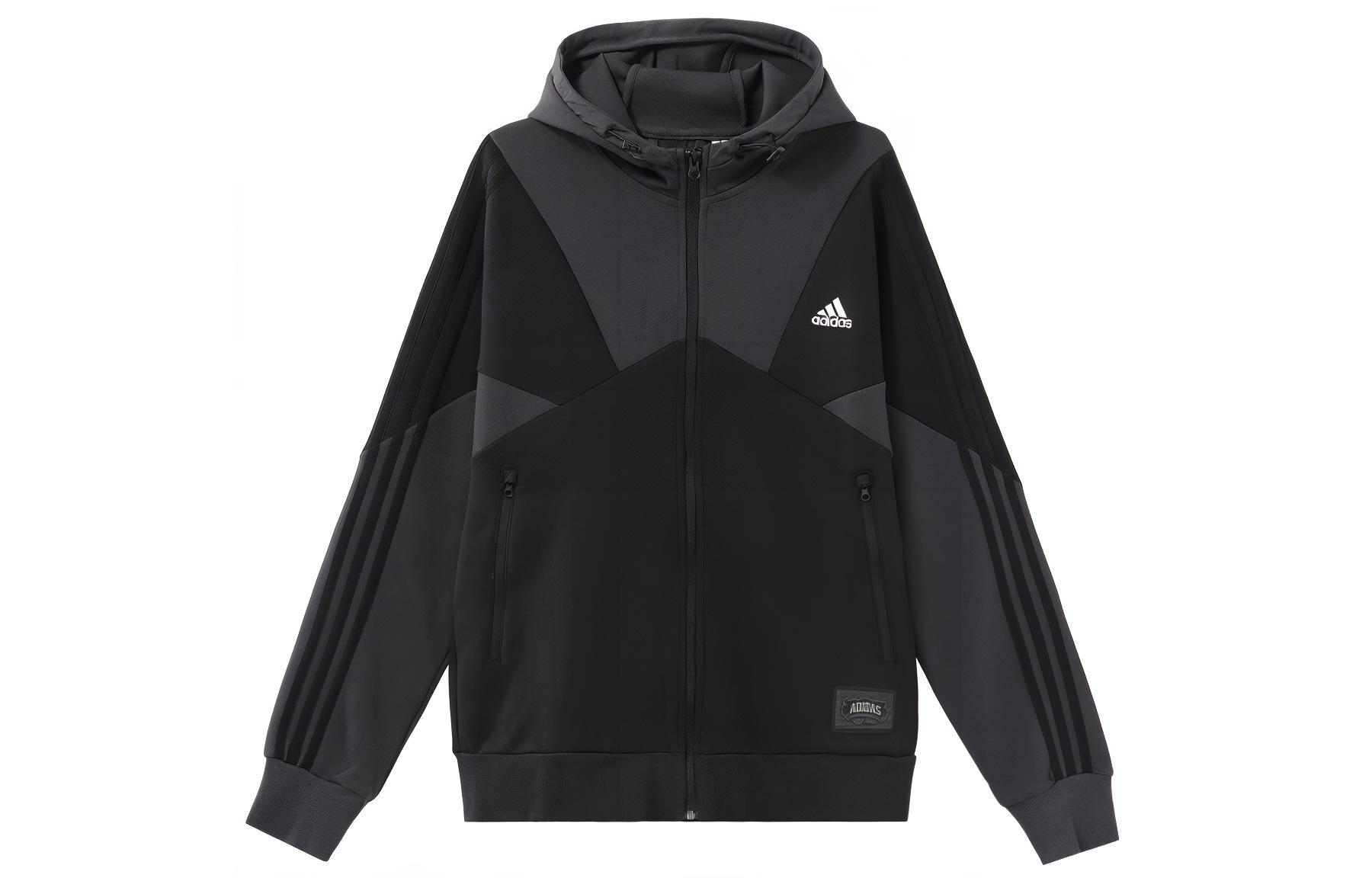 Adidas Jackets Men s Black Hooded Moderate Other HE7469 S