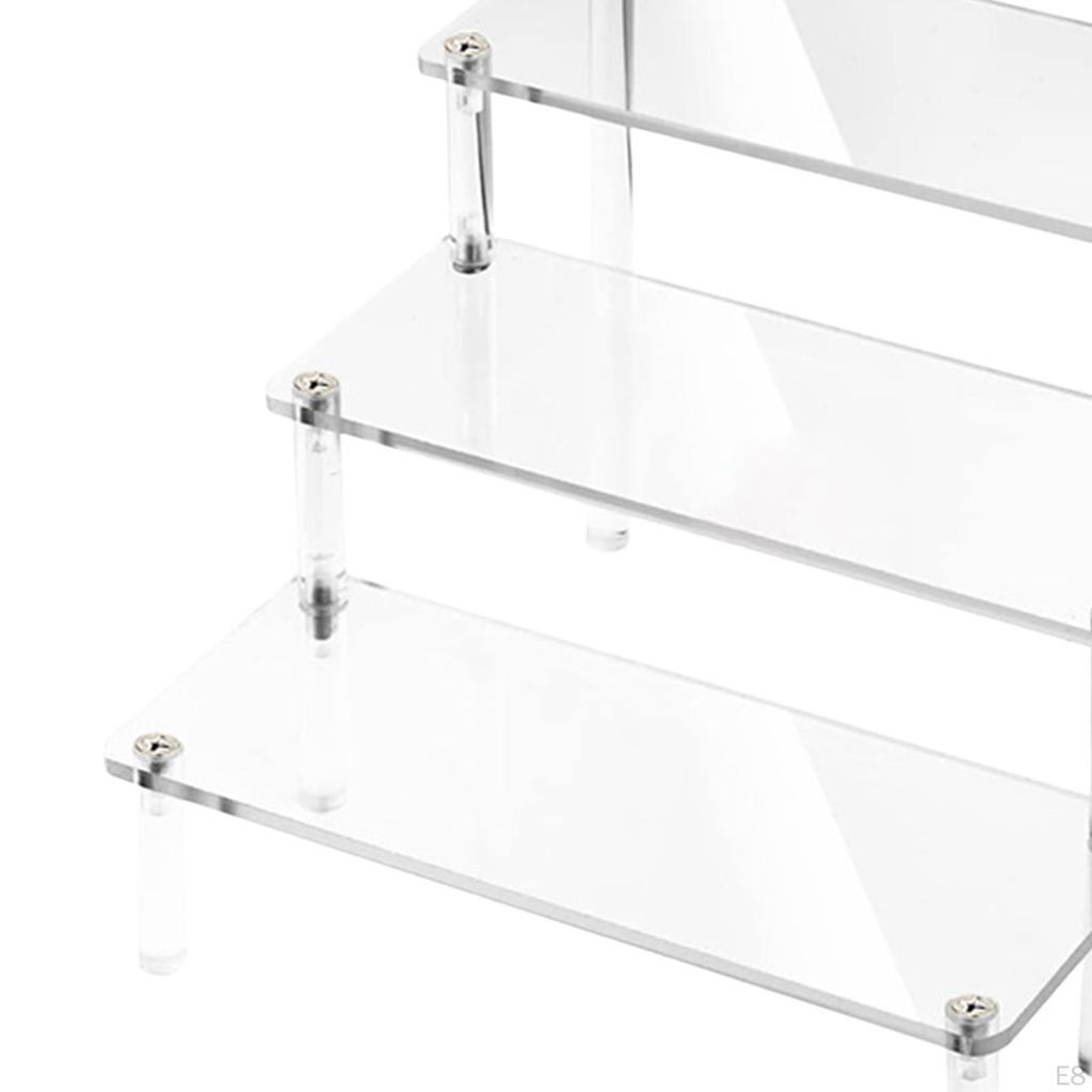 Acrylic Display Stand Riser Jewelry Shelf Clear Product for
