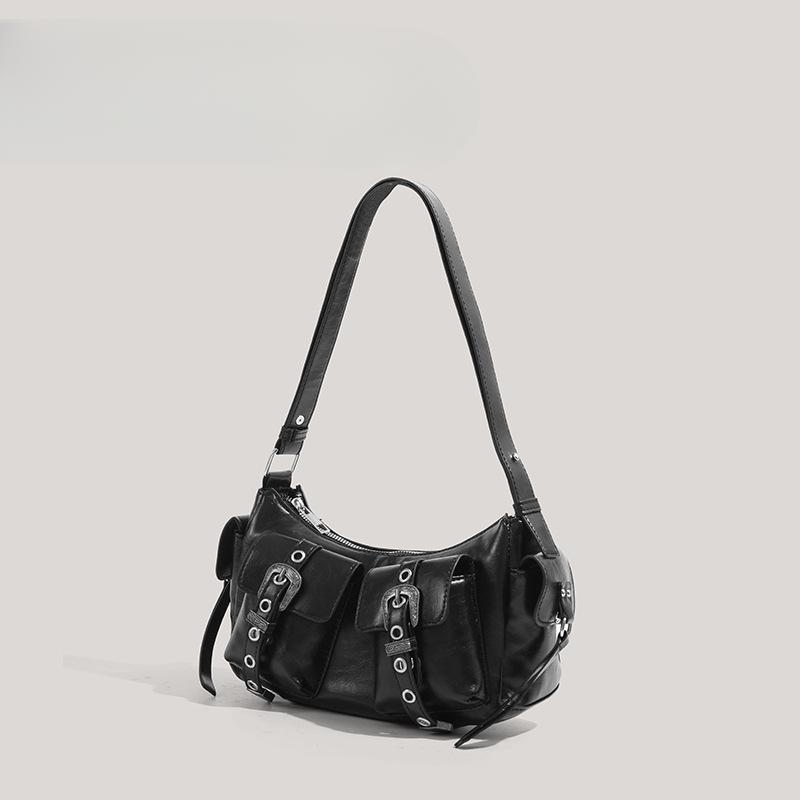 Tasche Süß Cool Spice Girl Motorradtasche Mädchen Retro Senior Textur Einzelschulter Achseltasche Mädchen