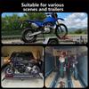 Motorcycle Trailer Heavy-Duty Iron Front Wheel Stand Wheel Chock Upright For Mount Trailer Rack Parking Fixed Frame Dirt Bike