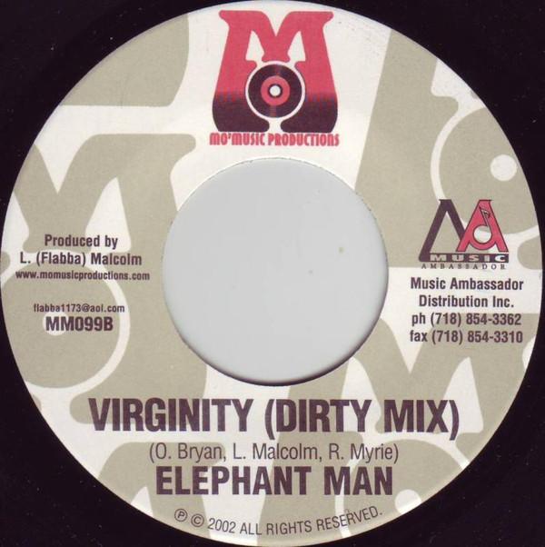 

7inch Record ELEPHANT MAN - Virginity MM099 Mo Music Produ 2002 US Reggae, Ska & Dub Used