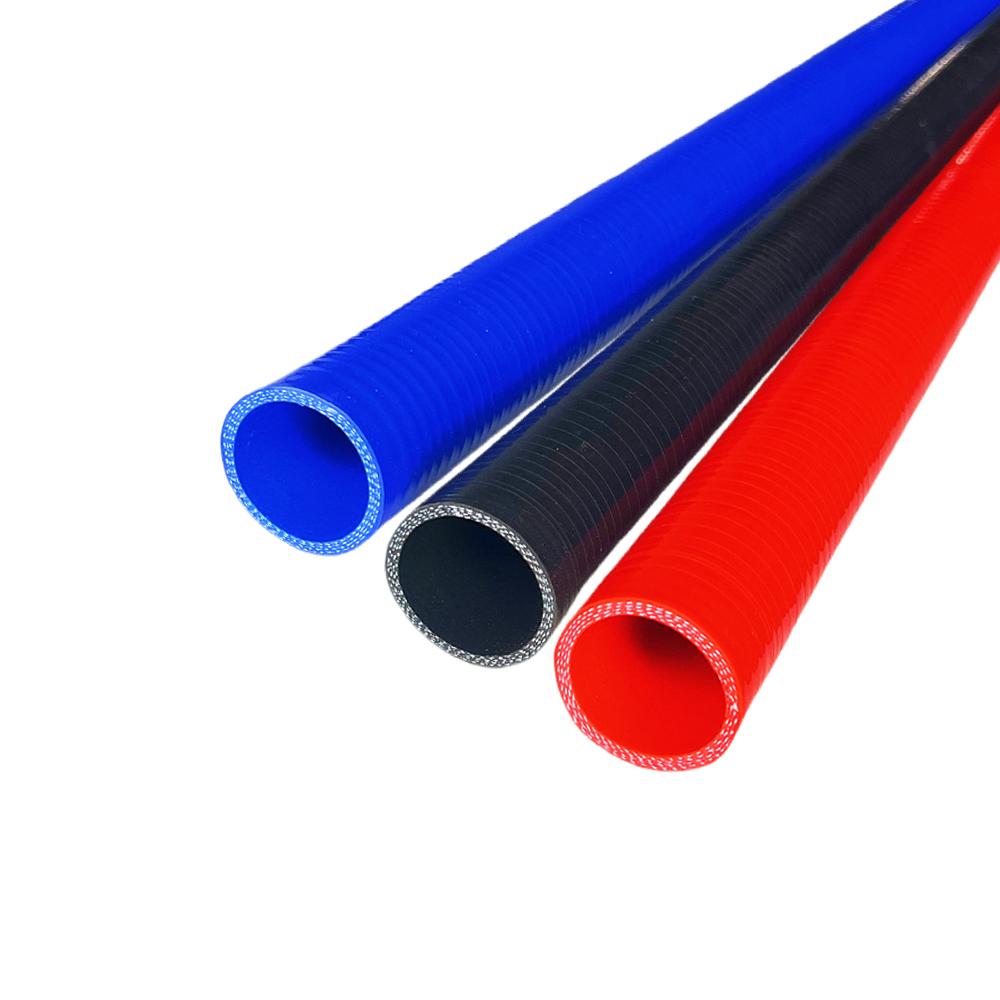 Red Blue Black 4-layer Universal Straight Silicone Hose Intercooler Turbocharger Tube High Temperature And High Pressure 1 Meter