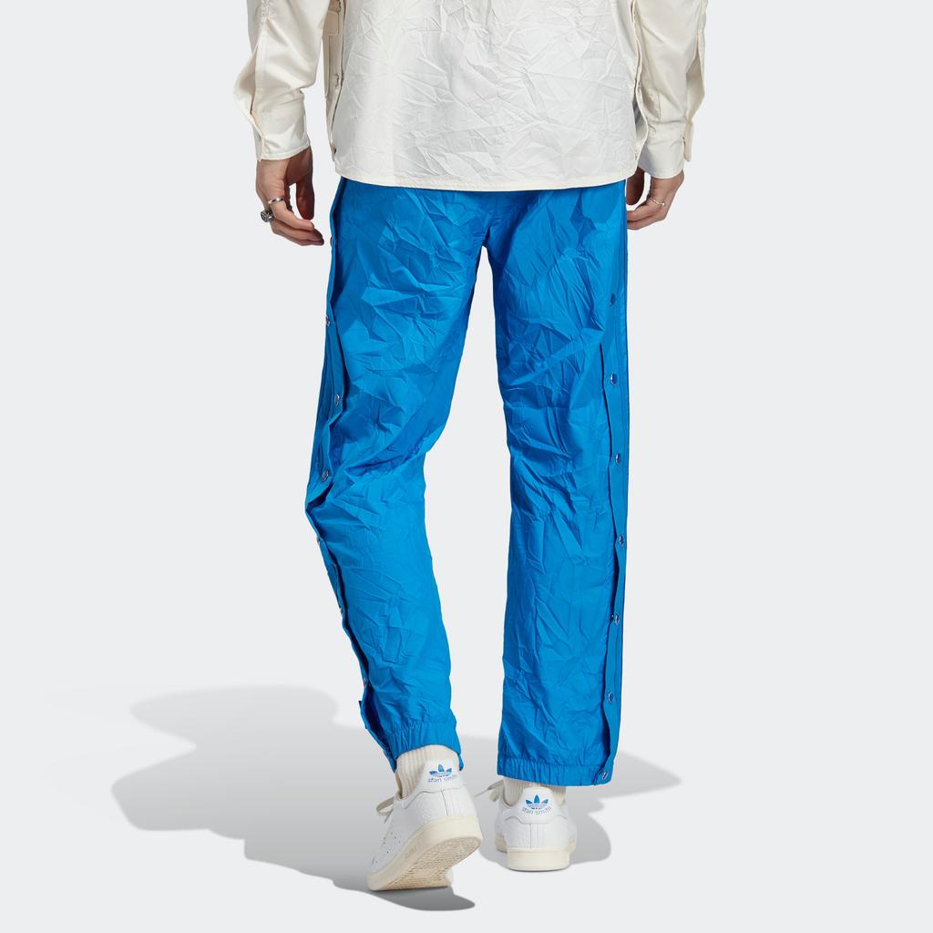 Adidas Originals Trefoil Home Of Classics Series Side Stripe Straight Loose Sweatpants Men Bottoms Blue IA2483