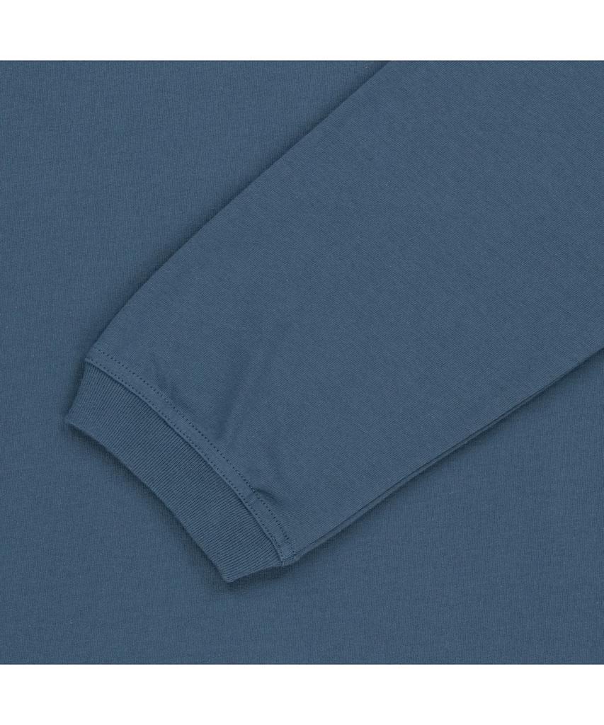 Noseupeiseu Nt7Tr51L Vintage Long Sleeve Round Neck Tee Dusk_Blue