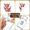 Dinosaur Rolls Small Stickers 500Pcs Cute Circle Teacher Supplies Stickers For Classroom 10 Designs Motivational Stickers1 Inch