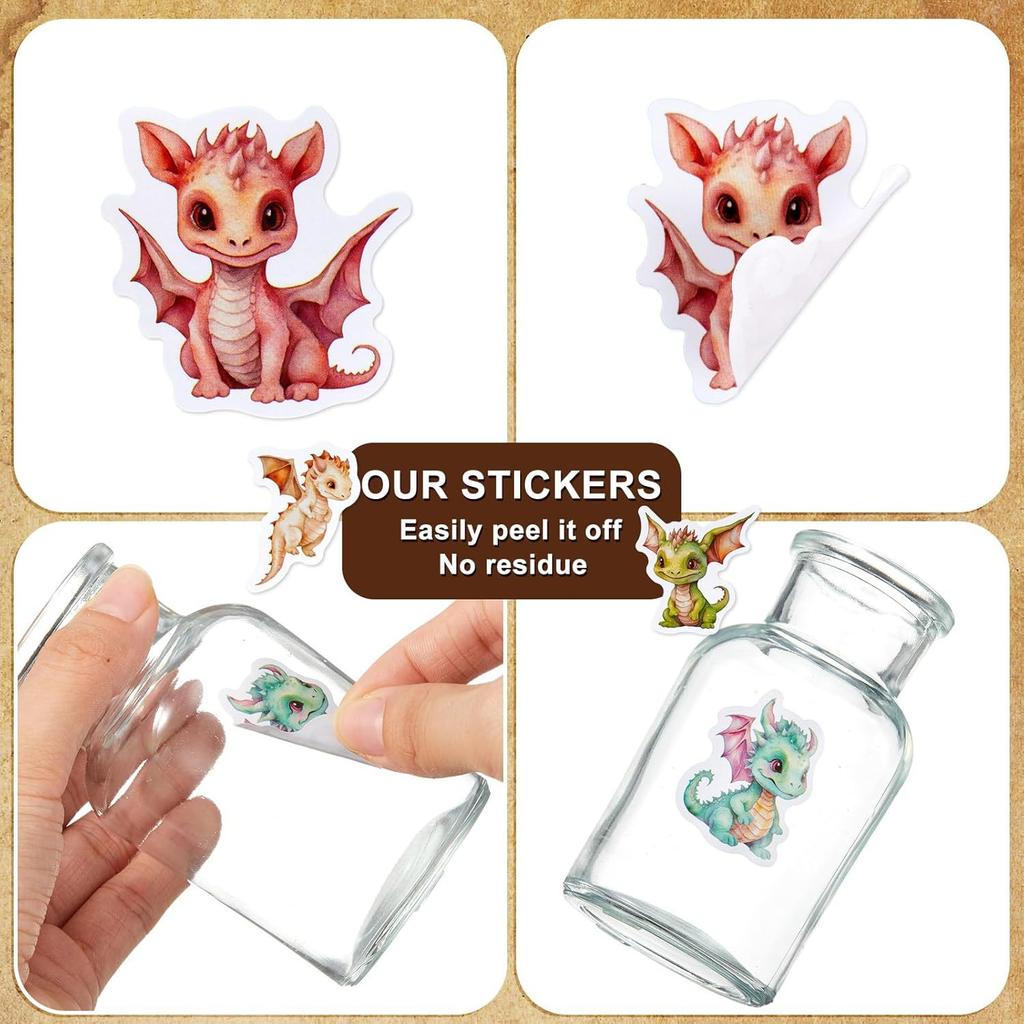 Dinosaur Rolls Small Stickers 500Pcs Cute Circle Teacher Supplies Stickers For Classroom 10 Designs Motivational Stickers1 Inch
