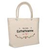 Sac De Plage - PLANETEE - Esthéticienne Au Top - Coton - Beige - Grande Contenance