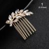 Romantic Hair Jewelry Pearl Leaves Tiara Headpiece Hair Combs Bridal Clips Flower Hair Pin