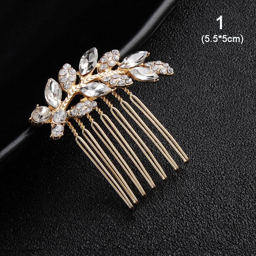 

Романтические украшения для волос Свадебное украшение на голову для подружки невесты Свадебные заколки Цветок Заколка для волос Гребни для волос 1