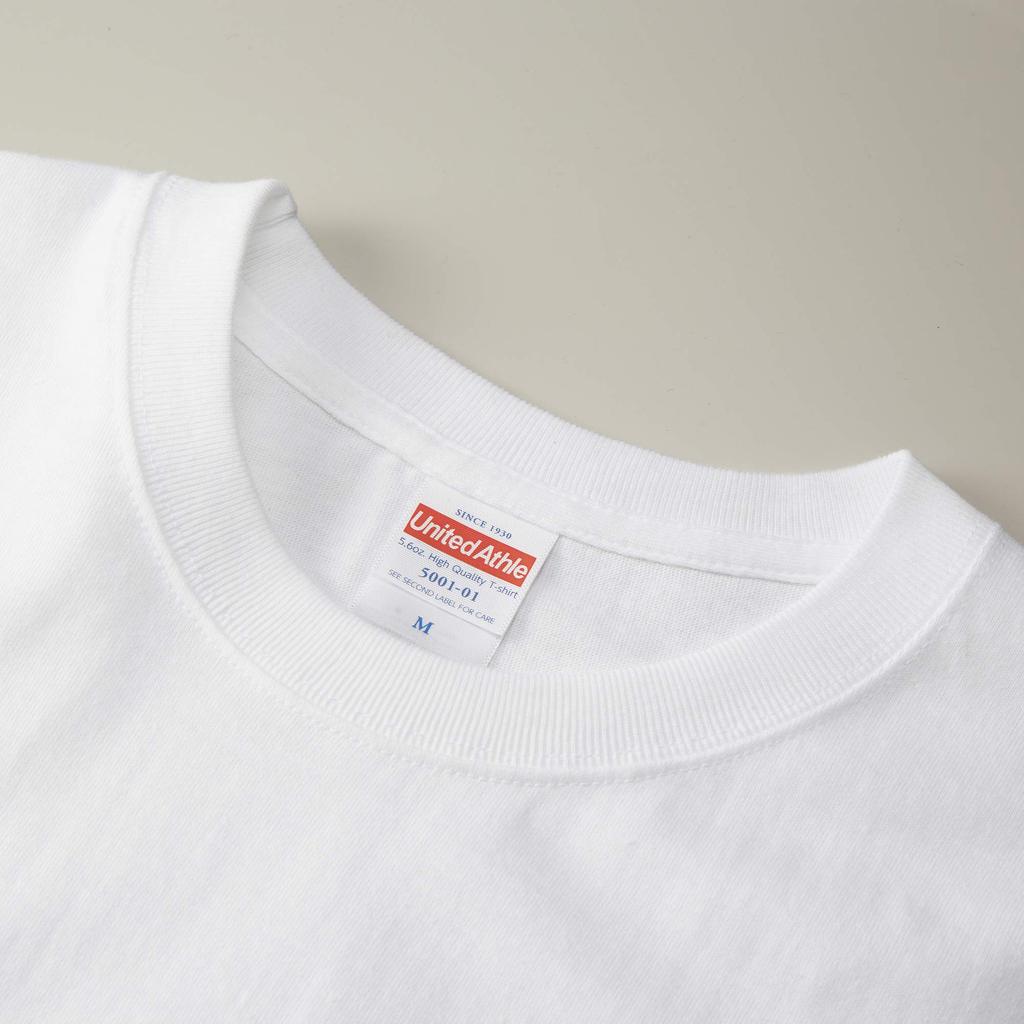 Edoten T-Shirt, 5.6 Oz. 100% Cotton, Japanese Print, Wind God and Thunder God, White, Size M