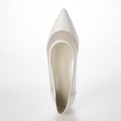 Carino CAUK42087 Women's Pumps, White, Size 22.5 Cm