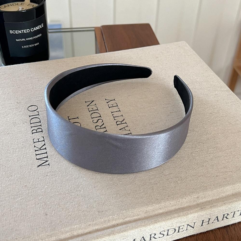 Solid Wide Hairbands For Women Girls Satin Hair Bands Fashion Headband Hair Hoop for Korean Hair Accessories Gift