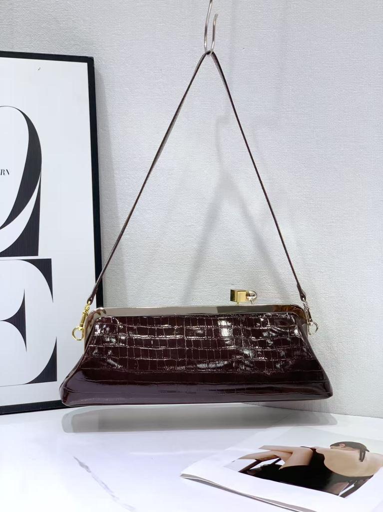 Women's Luxury Top Handle Underarm Bag  Fashionable Designer Shoulder Handbags Crossbody Bag Evening Clutch