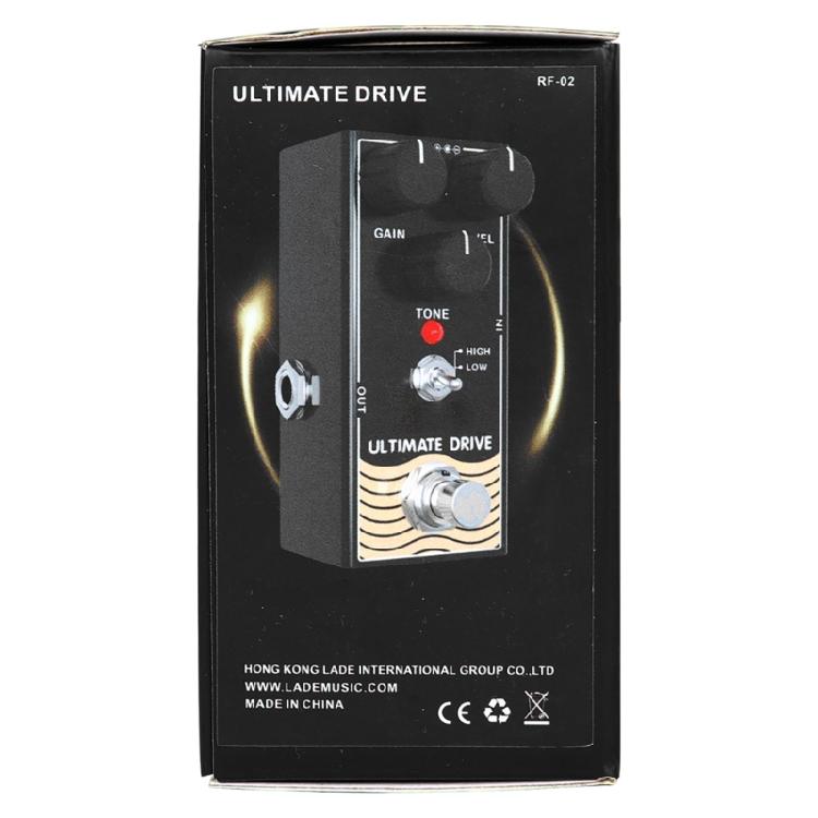 Overdrives Guitar Pedal, Overdrives Guitar Effects Pedal with Bright Tones, Small Size Guitar Pedal for Electric Guitar