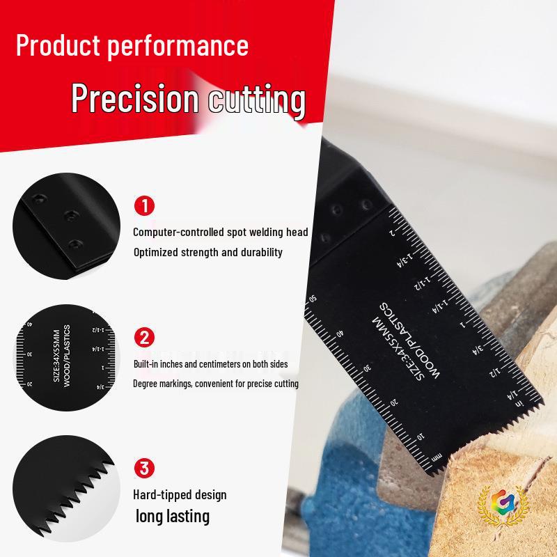 Universal 105x34mm Oscillating Saw Blade - Multi-functional Electric Tool Accessory