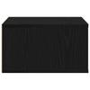 Printer Stand Black Oak Effect 49 x 40 x 22.5 cm