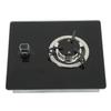 RV Gas Stove 290x325mm Tempered Glass Panel 1.8Kw Power Free Fire Adjustment for Caravan Yacht Boat
