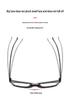 Unisex Fashion Large Frame Anti-Blue Light Reading Glasses