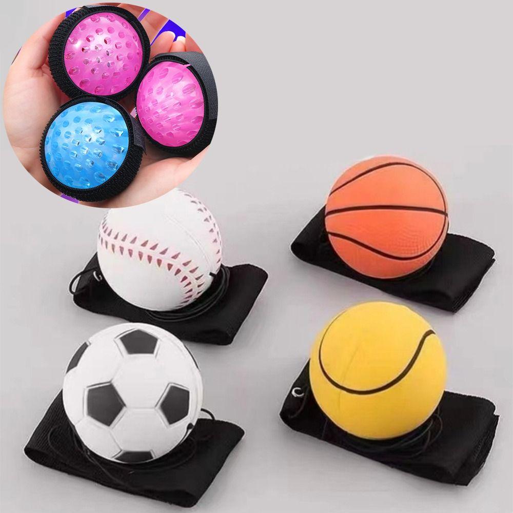 

Elastic Return Sponge Ball Nylon String Finger Band Ball Sports Hand Ball Game Outdoor Games