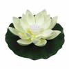 Beautiful Led Lotus Flower Lamp Water Floating Decorative Light With Battery Included For Outdoor And Indoor Use 18cm Red