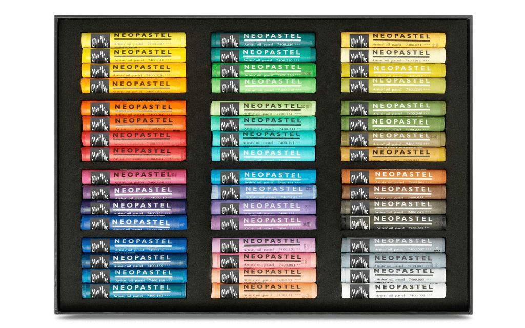 CARAN D'ACHE Neopastel – 48-Color Set / 7400.348 [Parallel Import]