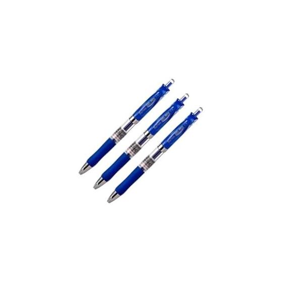 0.5mm Gel Pen, Bulk Smooth Writing, Ideal Gift for School/Graduation/New Job, Unisex K-35 (Blue, 3-Pack), Premium Writing Experience, Airtight System