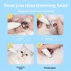 Pet Nail Clipper - Specialized for Dogs and Cats. Pusher for Trimming Fur. Electric Trimmer. Silent Electric Cat Paw Nail Trimming Tool.