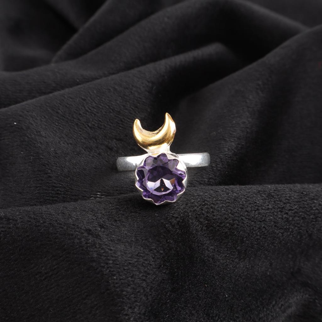 Iolite Ring Gemstone Jewelry, 925 Solid Sterling Silver Ring, Handmade Jewelry Birthstone Ring, Gift For Her