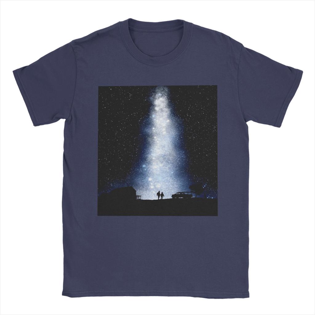 Unisexs Interstellar Movie TShirts 100 Cotton Top Tees Beach Vintage Short Sleeve TShirt Round Neck Hippie Casual Tee Shirt