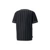 Puma Striped Print Single-Breasted Round Neck Short Sleeve Shirt Men Shirts Black 622579-01