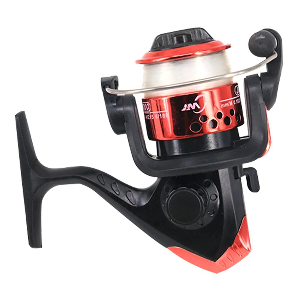 Spinning Fishing Reels 5.2:1 Wheel Plastics Ice Fishing Reel for Lure with Line Vessel Bait Casting Flying Fishing Trolling 260319