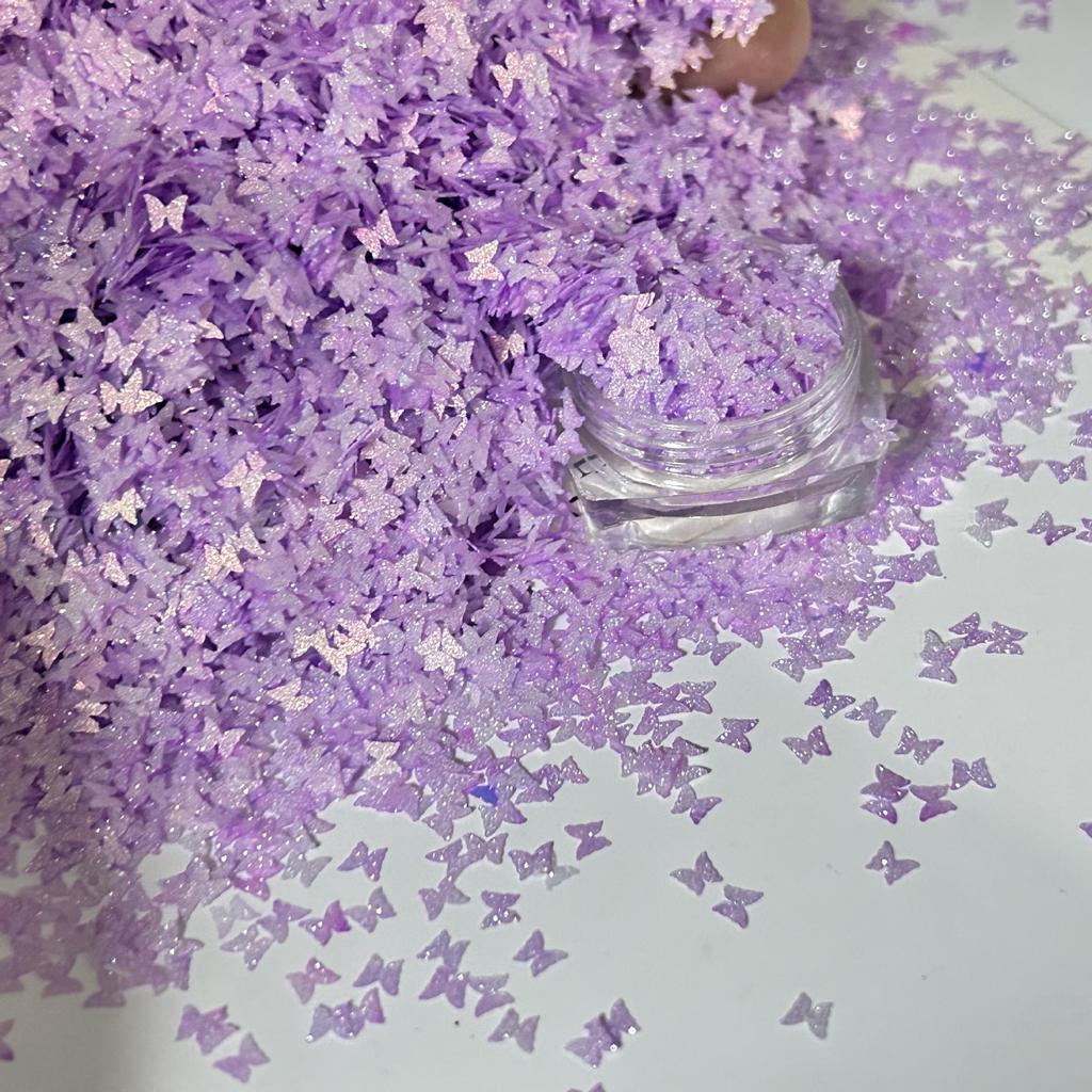 Reflective Diamond Butterfly Nail Art Sequins
