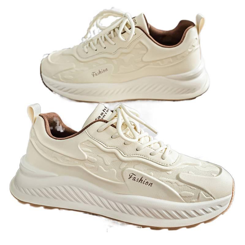 Fashion casual shoes men's new summer men's shoes thick-soled heightening dad shoes non-slip and wear-resistant sports board shoes