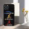 Triathlon Schwimmen Radfahren Laufen Für iPhone 12,14,13,15,16,11,17,X,Mini,XR,SE,XS,Plus,Pro,Max,8,7,Weiche Silikon Schwarze Hülle