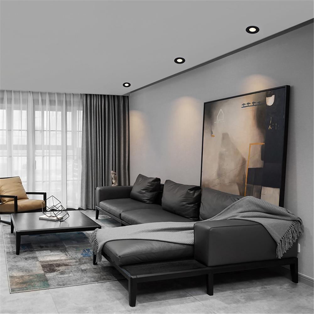 Spot Einbauleuchte 5W 7W 12W LED Innen Deckenleuchte Modern Schlafzimmer Wohnzimmer Downlight Einstellbarer Winkel Beleuchtung Spotlight